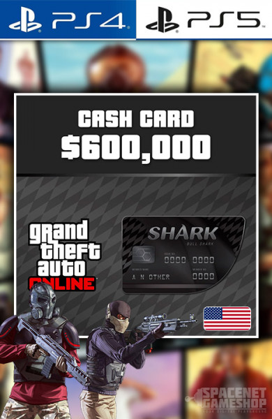 Grand Theft Auto V GTA 5 Online: Bull Shark Cash Card [US]